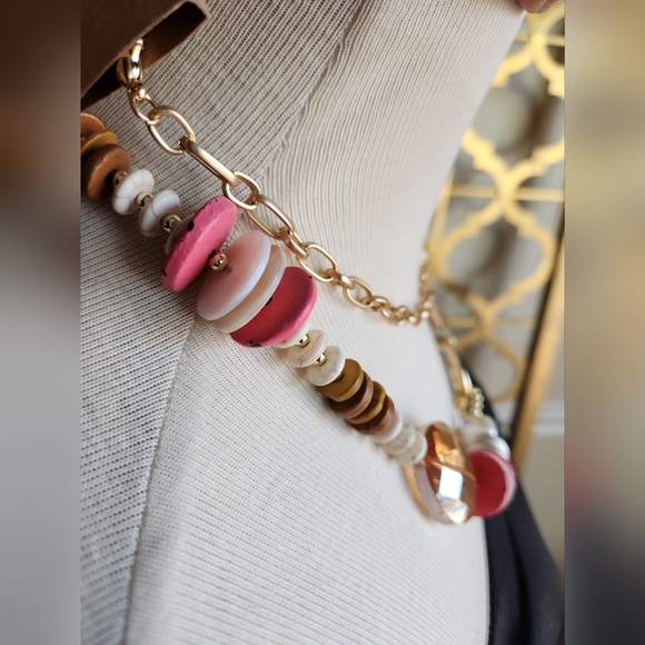 Elegant Multicolor Crystal Beaded Necklace - Picture 10 of 14